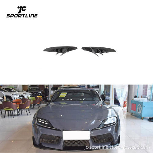 Carbon Fiber Front Bumper Vents Air Ducts for Toyota Supra A90 A91 2020+